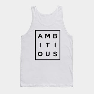 Ambitious Boxed (Black) Tank Top
